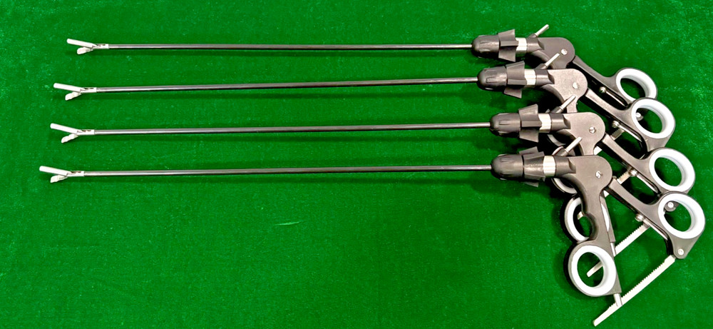 4pc Laparoscopic Universal Grasper / Maxi Grasper 5mmx330mm Reusable Instruments