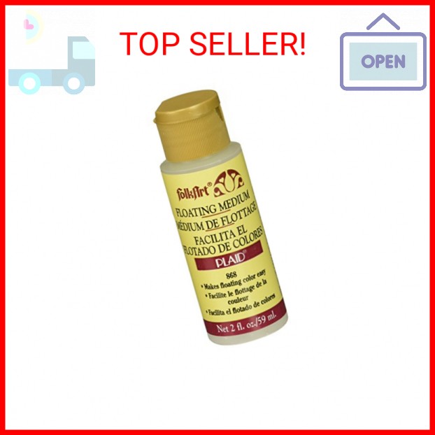 FolkArt Floating Medium (2-Ounce), 868, Yellow