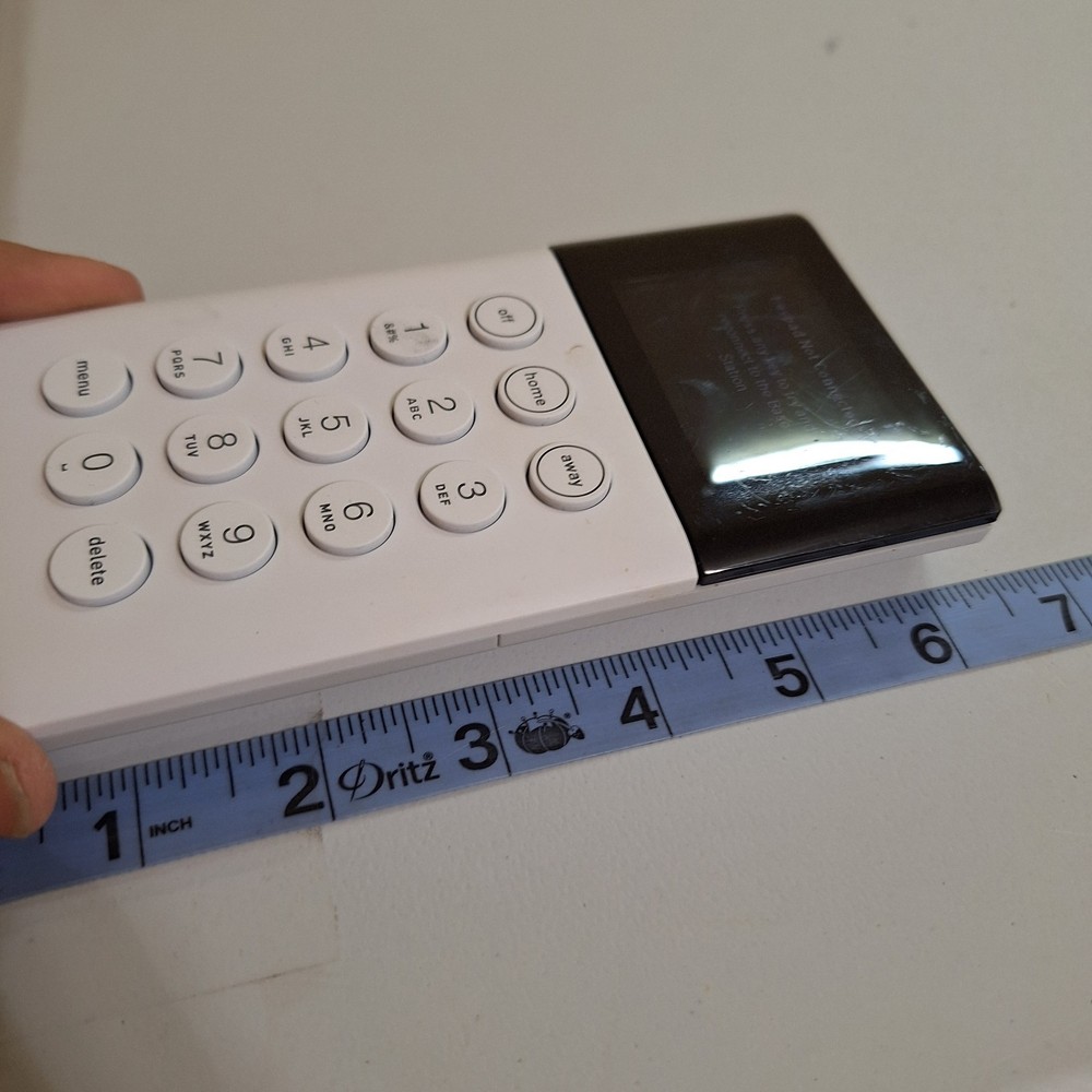 SimpliSafe SSKP3 Security Keypad White Wireless Used Tested & Working