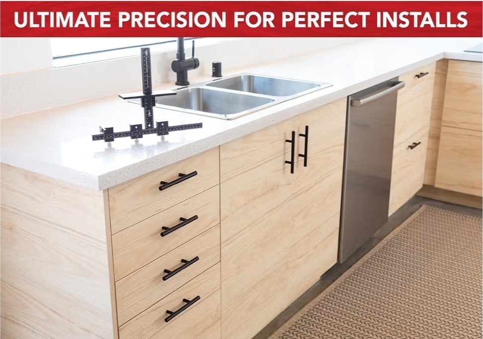 Cabinet Hardware Tool for Knobs and Pulls by True Position Tools