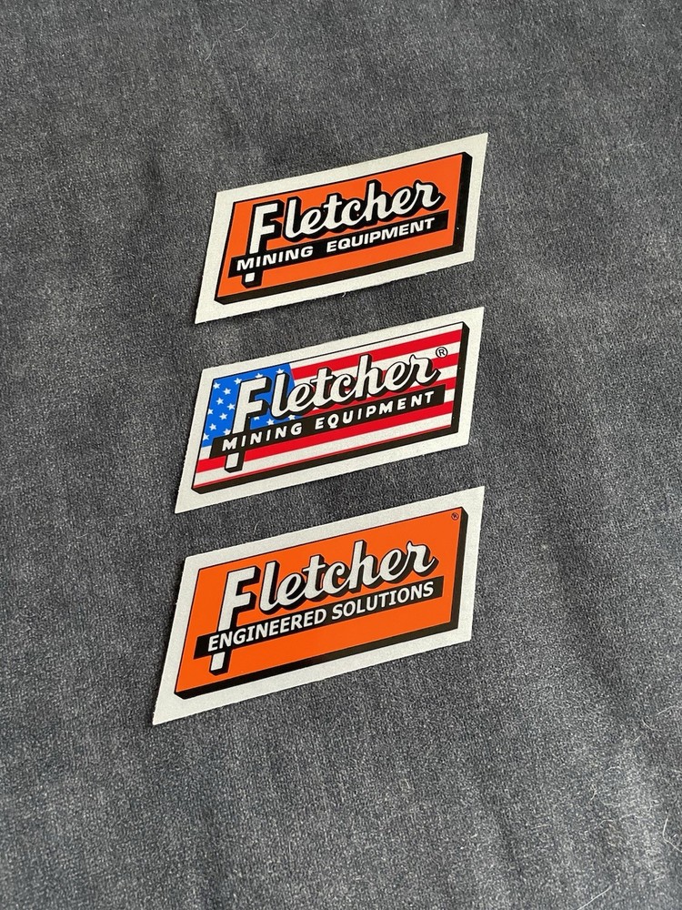 3 Fletcher Mining Stickers Set