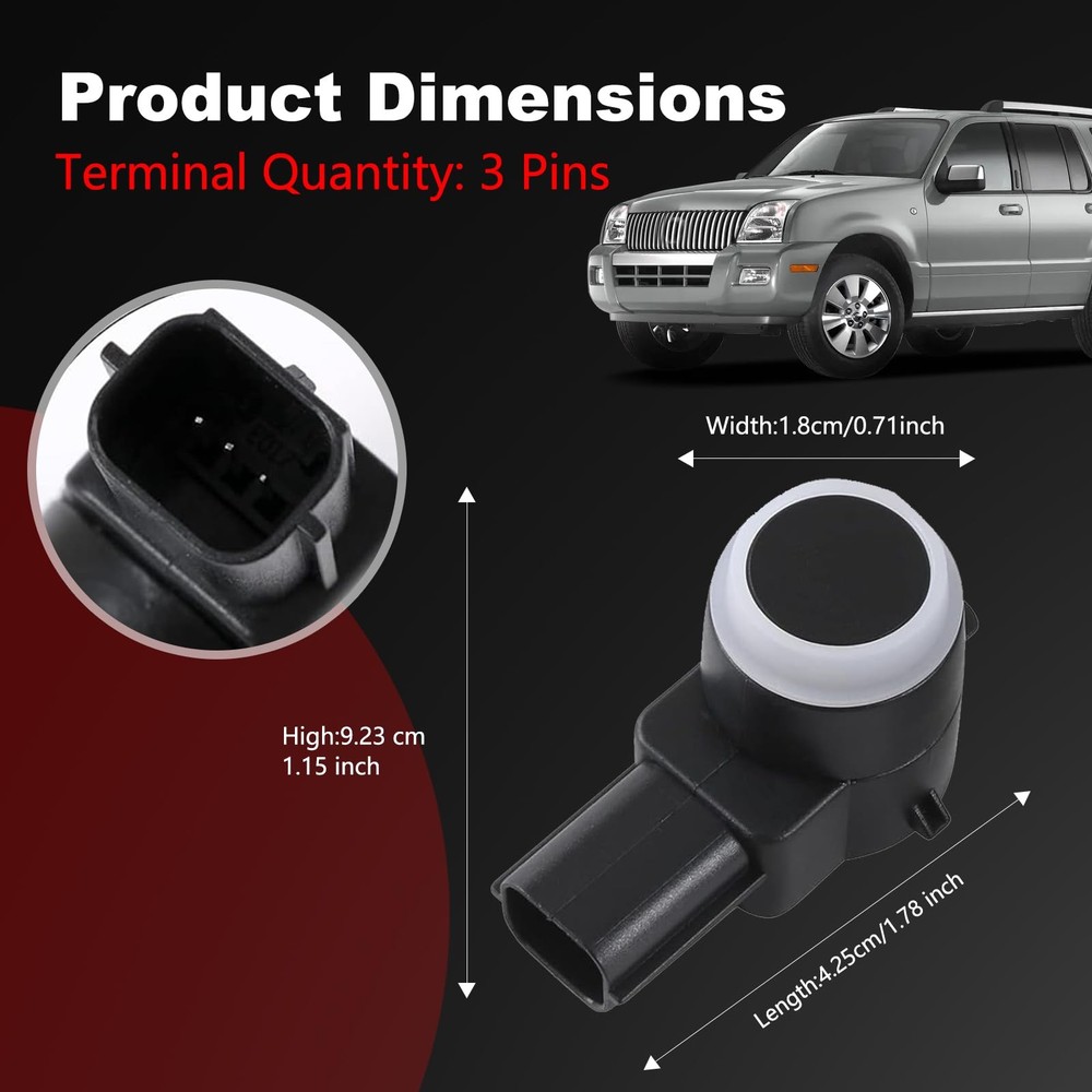 Backup Parking Assist Sensor Compatible with Chevy Avalanche Silverado Suburb...