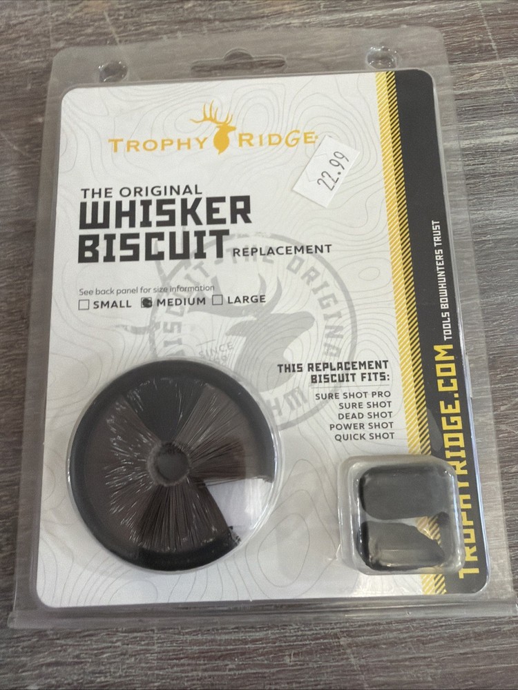 Trophy Ridge Whisker Biscuit Medium Replacement Black #12233 ARBM