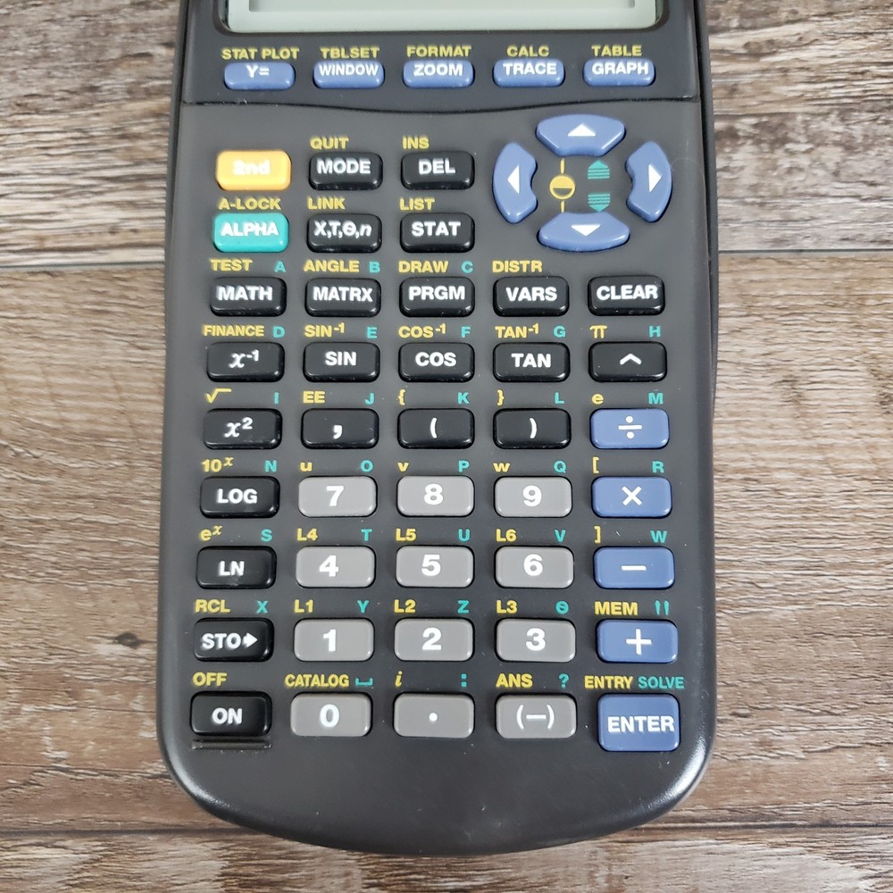 Texas Instruments TI-83 Plus Graphing Calculator Case Tested Works