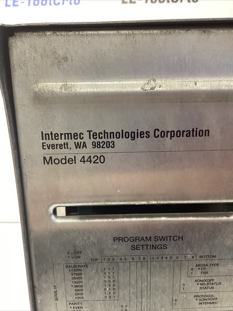 Intermec 4420E01000200 Thermal Transfer Label Barcode Printer O-127S