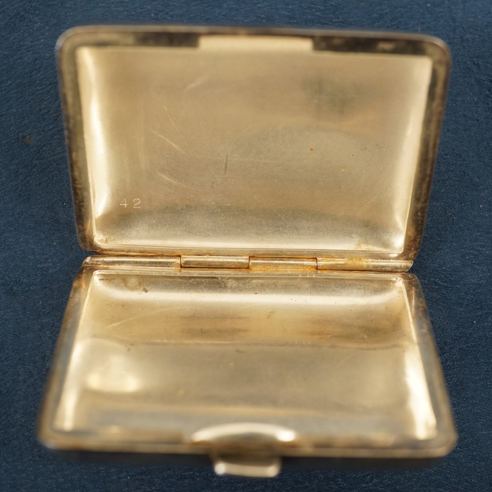 Asprey Sterling Silver Pill Box Mono'd "J.P.S.", London ca. 2005 - Free Ship USA