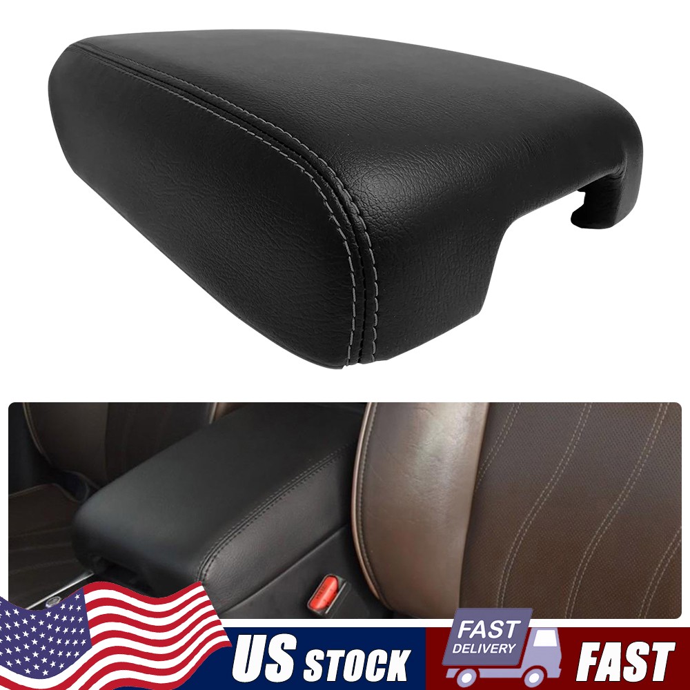 Fits Pathfinder 2013-2020 Center Console Lid Armrest Cover Replacement Black EKK
