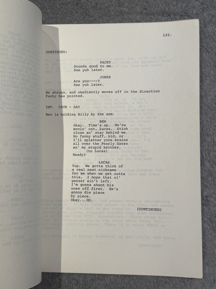 "COLONEL PACKY" by Larry Hankin SCRIPT SCREENPLAY