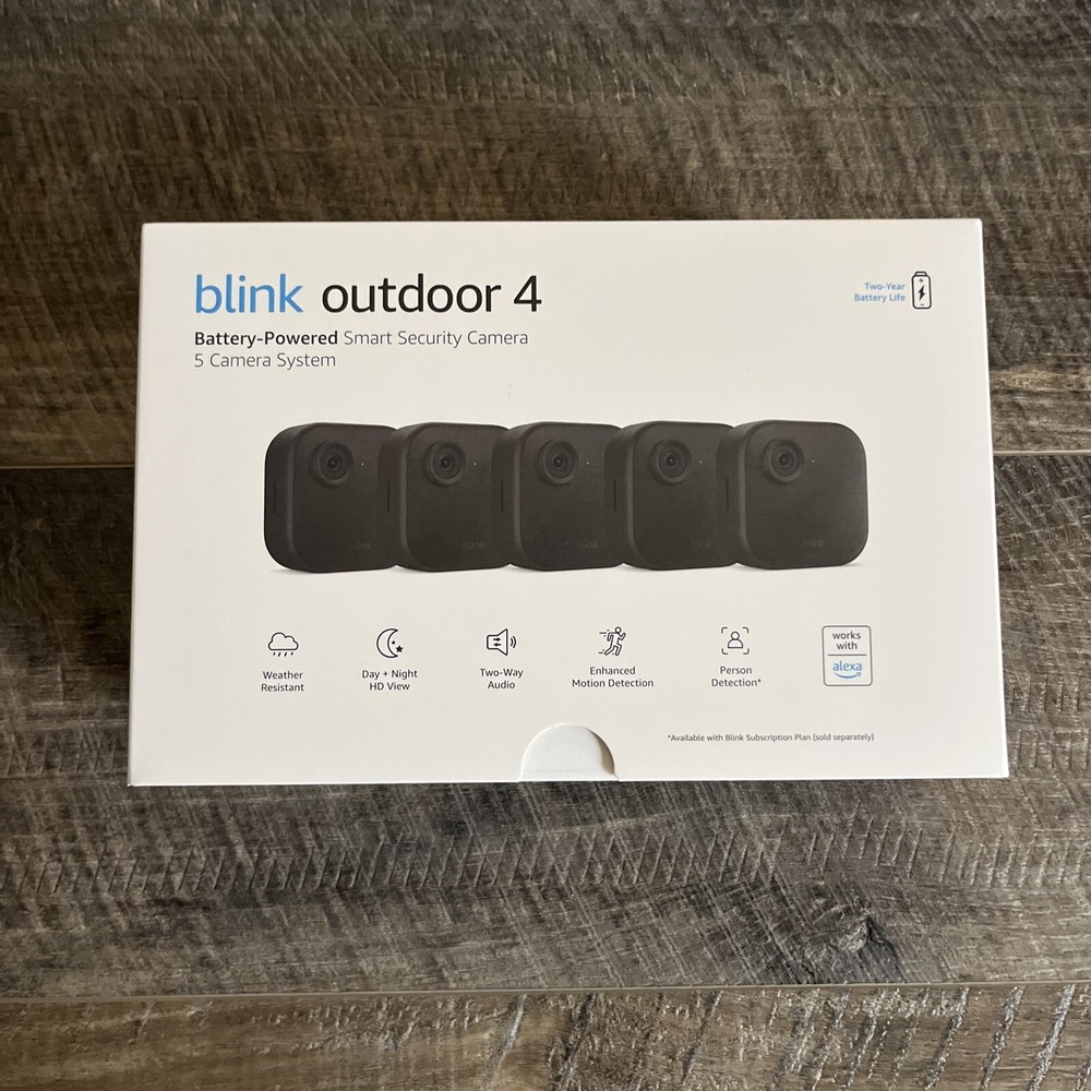 🔥🔥 NEW! 🔥 Blink 4th Gen Model 🔥 Outdoor HD Security System 5 Camera Kit 🔥🔥