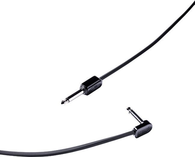Fender Blockchain 16" Pedal Patch Cables, 3-pack, Straight/Angled