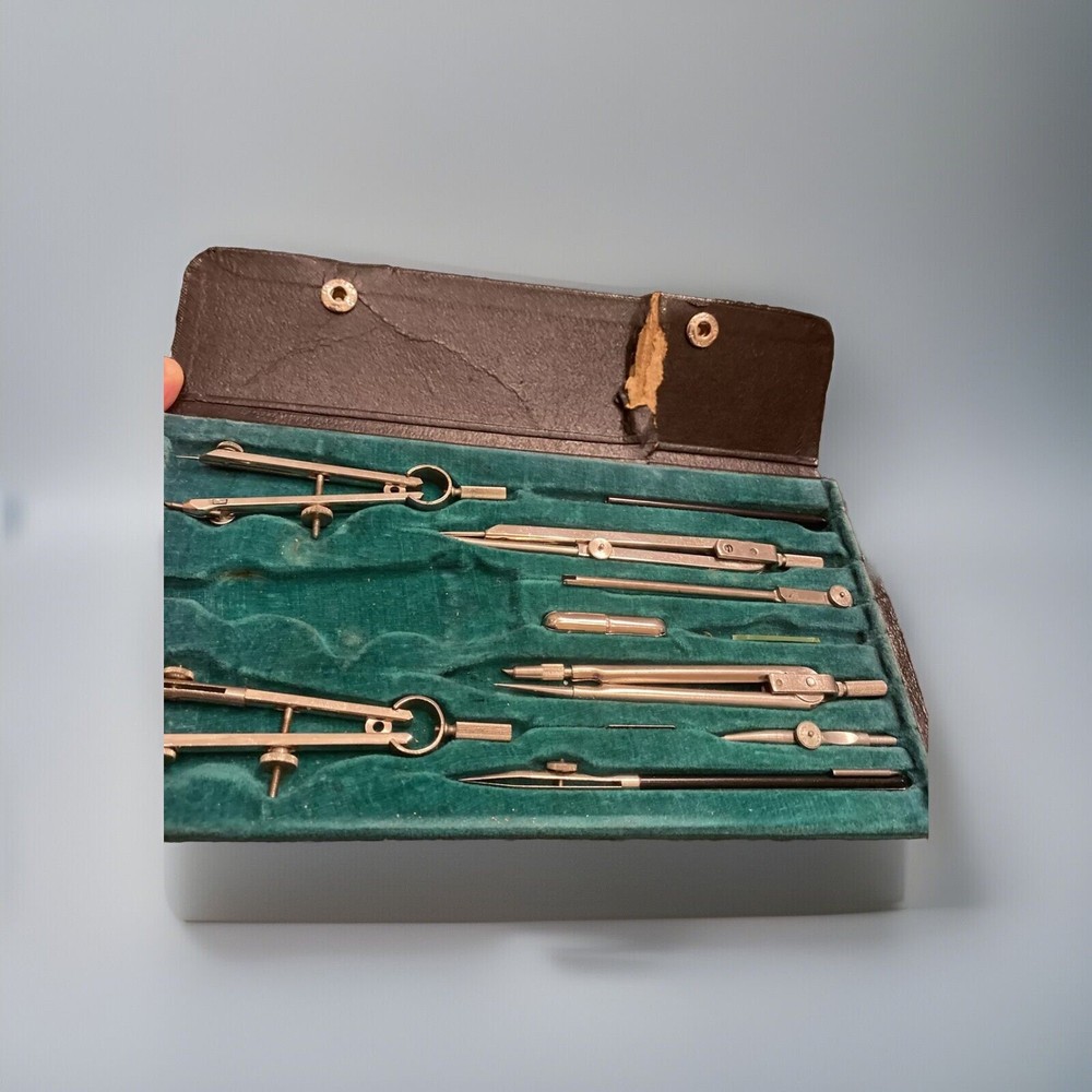 Micronta VTG  Engineer's Compass Drafting tool Set Not Complete Germany