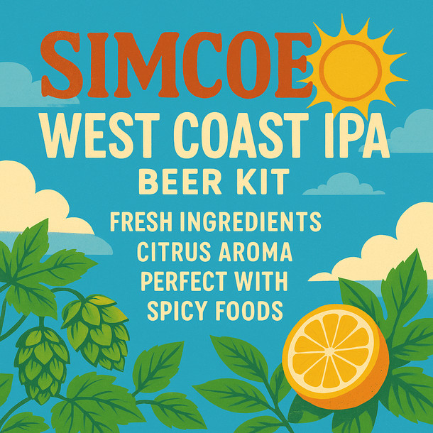 Label Peelers Simcoe West Coast IPA Beer Kit