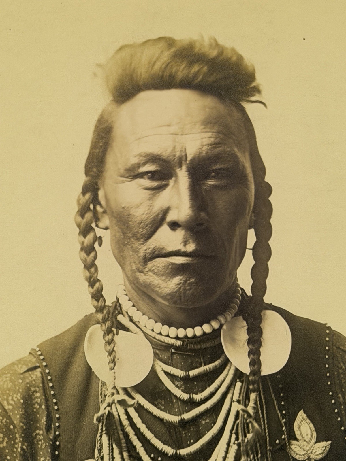 Antique Native American Indian of Crow Nation; Montana; Late 19th Century