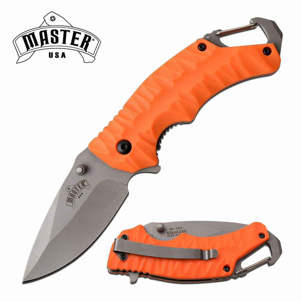MASTER USA MU-A084OR SPRING ASSISTED KNIFE  NIB