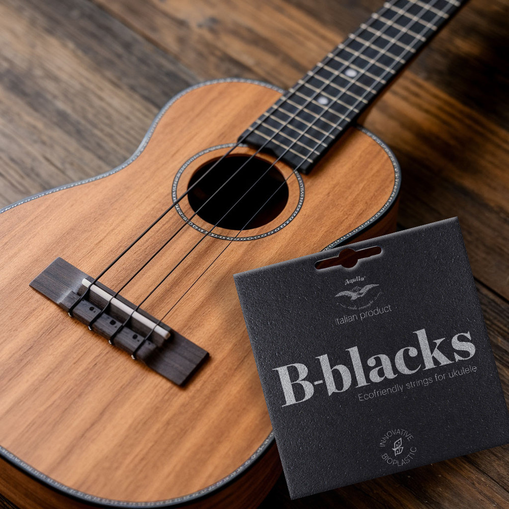 Aquila 183U B-blacks Ukulele Strings; Tenor Low G