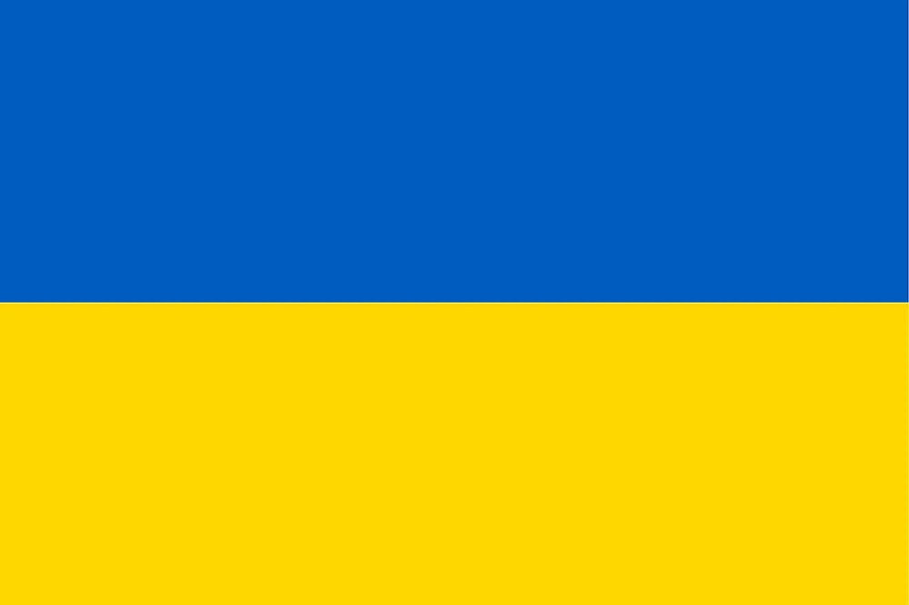 Ukraine National Flag - 3ft x 5ft - Polyester