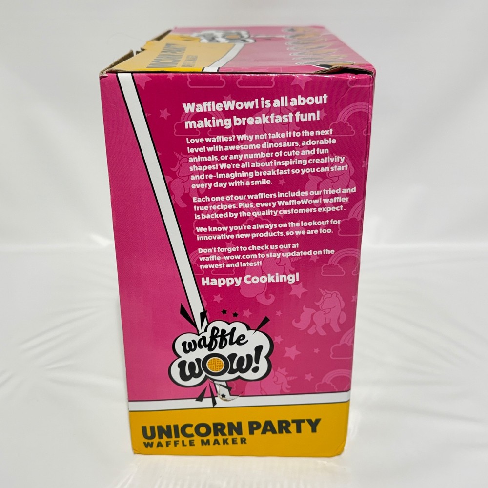 Waffle Wow Mini Unicorn Waffle Maker Unicorn Party