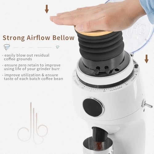 Single Dose Hopper for Niche Zero Coffee Grinder - Silicone Bellow Blower Tool