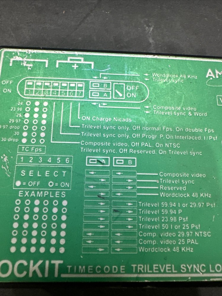 Ambient Audio Clockit Timecode w / Trilevel Sync (ACL 202CT) #R47