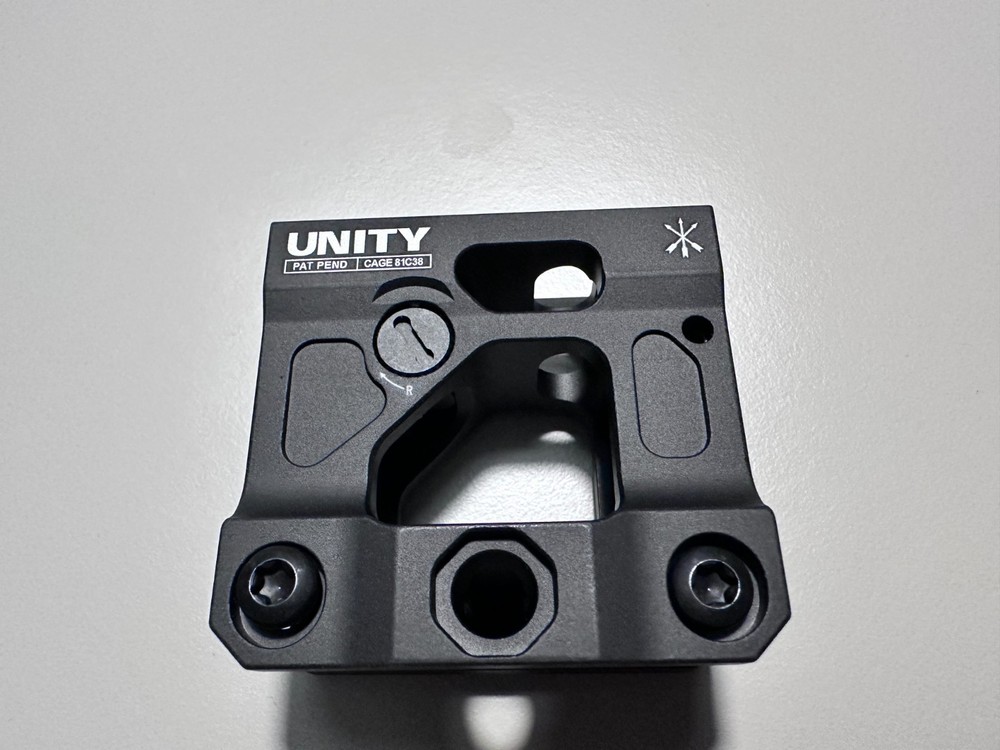 Unity Tactical Fast Micro Red Dot Mount Black FST - New Read Description
