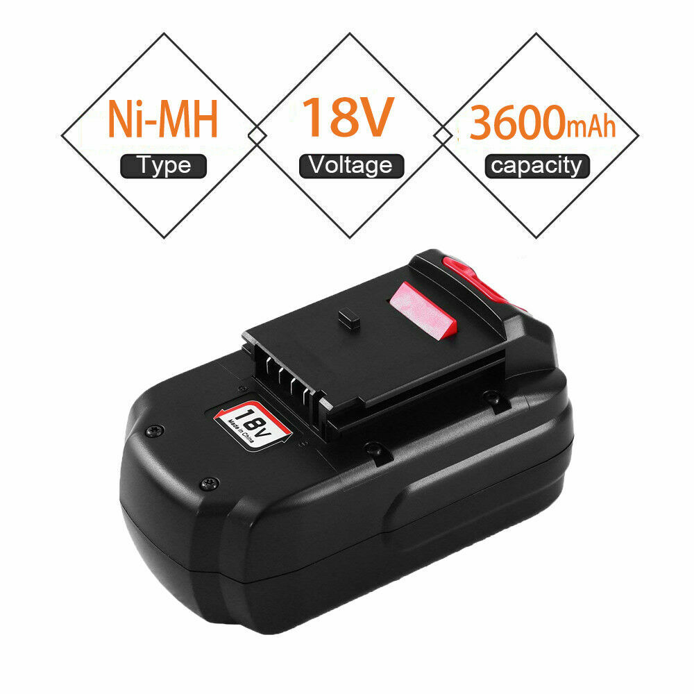 2Pack 18V Lithium Ion Battery for Porter Cable 18 Volt PC18B PC18BL PC18BLX Tool