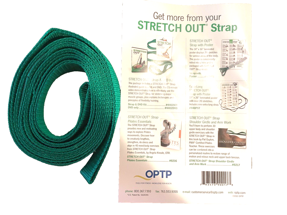 OPTP STRETCH OUT STRAP By DKSA - Stretching Guide & Yoga Stretch Strap