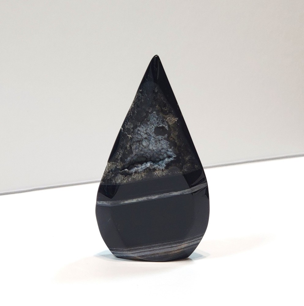 Onyx Flame Botryoidal Carving #1- WYSIWYG