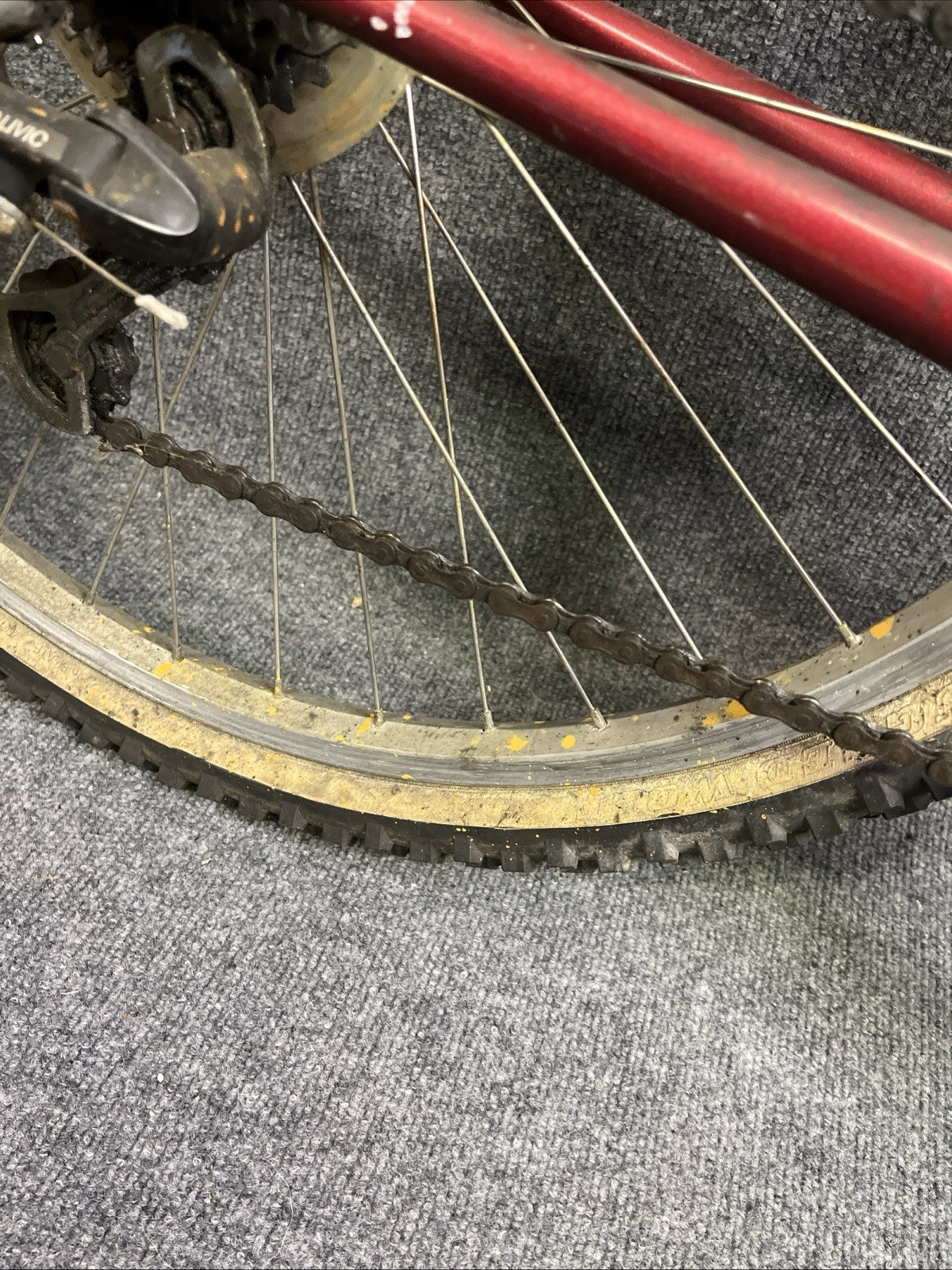 BARRACUDA A2B “TREE AMIGOS” Red/White MOUNTAIN BIKE OG DURANGO, CO RARE 1994