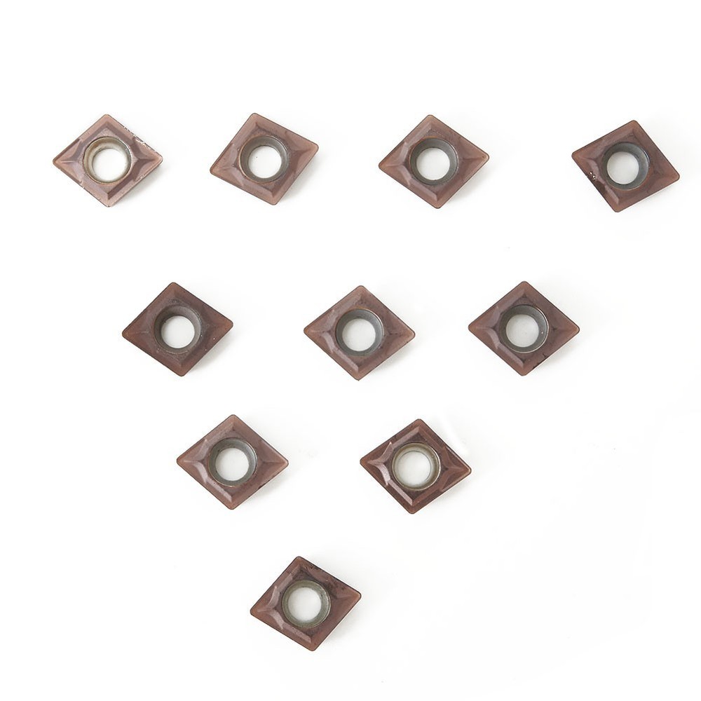 10pcs CCMT060204 Lathe Boring Bar Carbide Inserts Turning Tool Holder Accessory