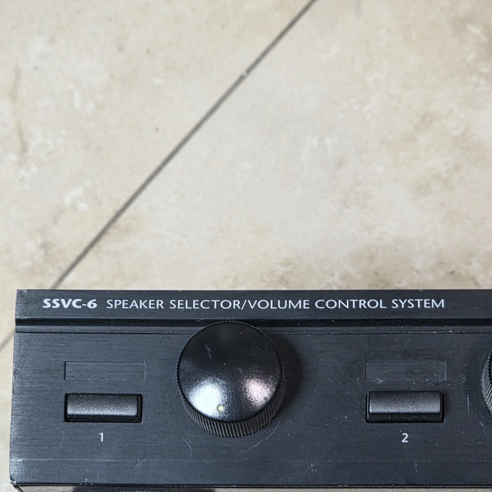 Niles SSVC-6 Speaker Selector Volume Control System 6 Zone Audio Switch