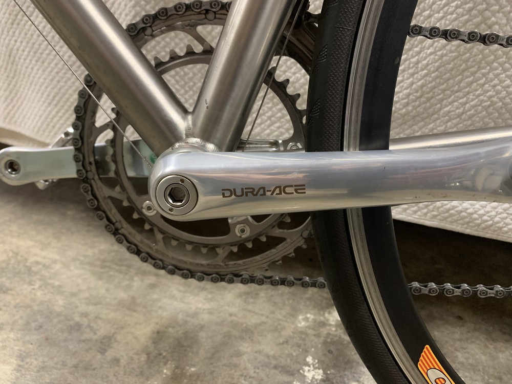 Merlin Extralight 56cm titanium frame - Kestrel carbon fork DuraAce Rolf Vector