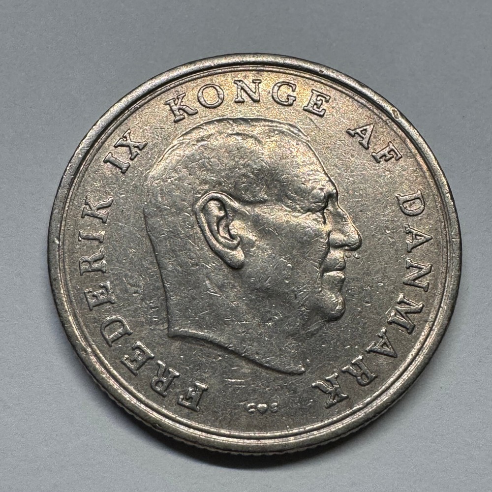 1964 Denmark 1 Krone - Beautiful Coin - #B-061