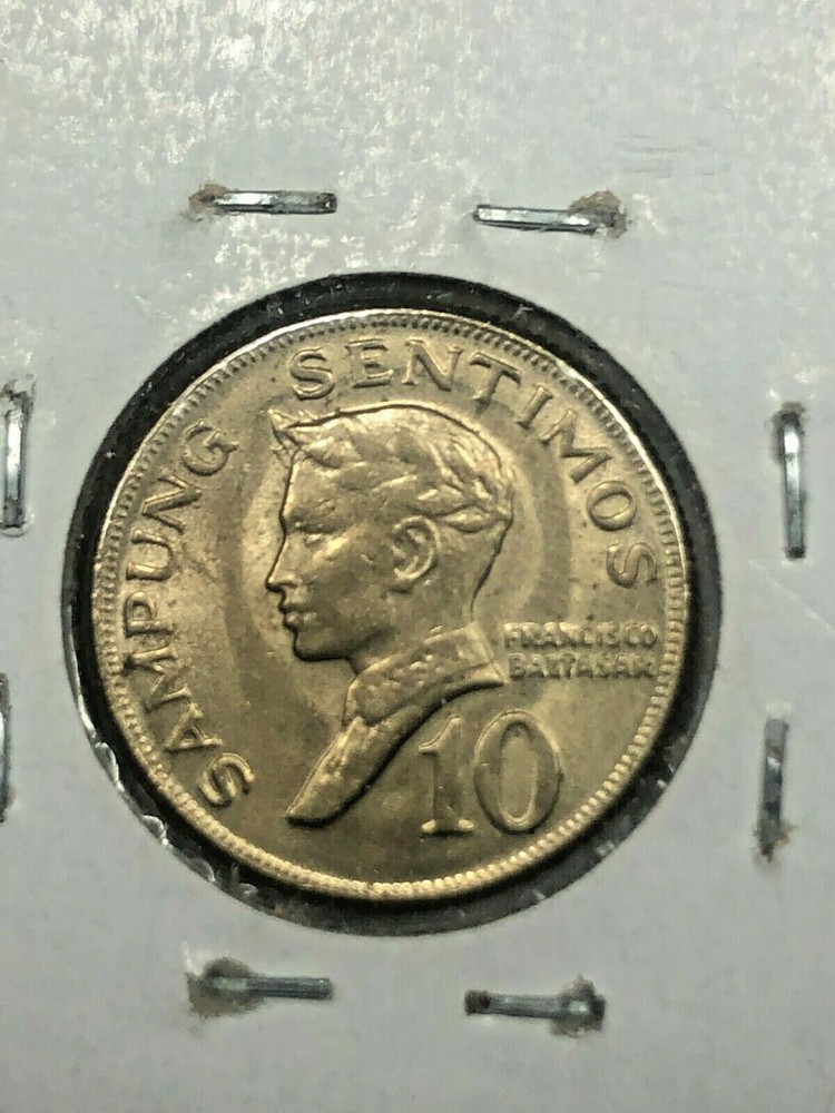 1972 Philippines 10 Sentimos Foreign Coin #0009
