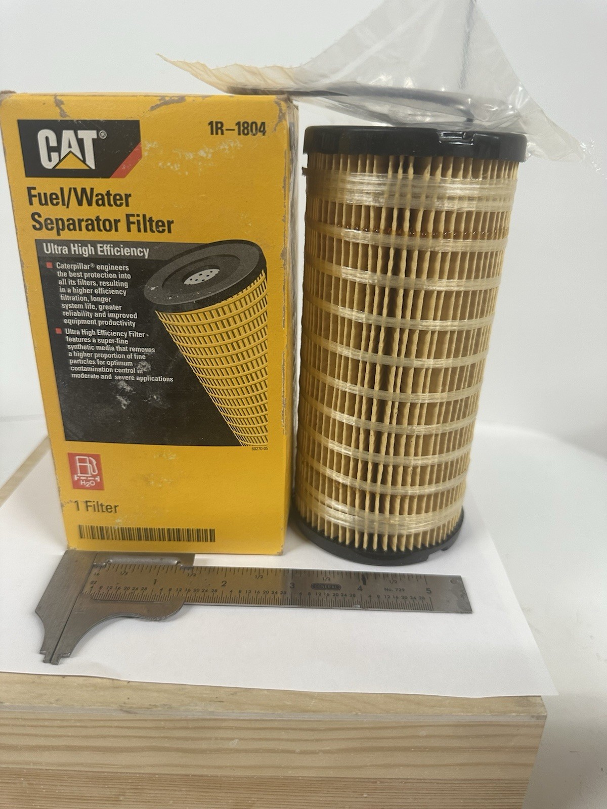Caterpillar 1R-1804 Diesel Cat Fuel Water Separator Filter