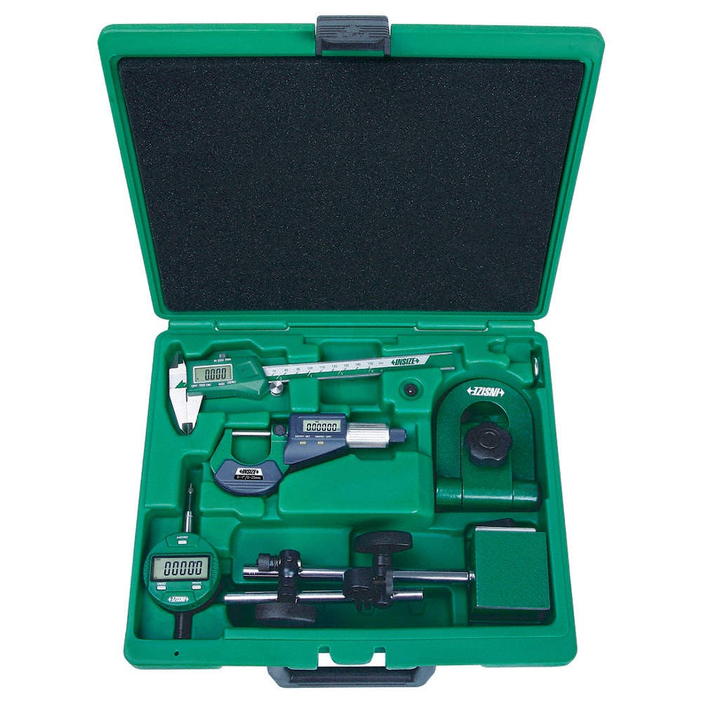 INSIZE 5052-E Precision Meas.Tool Kit, Digital Caliper 55VN82