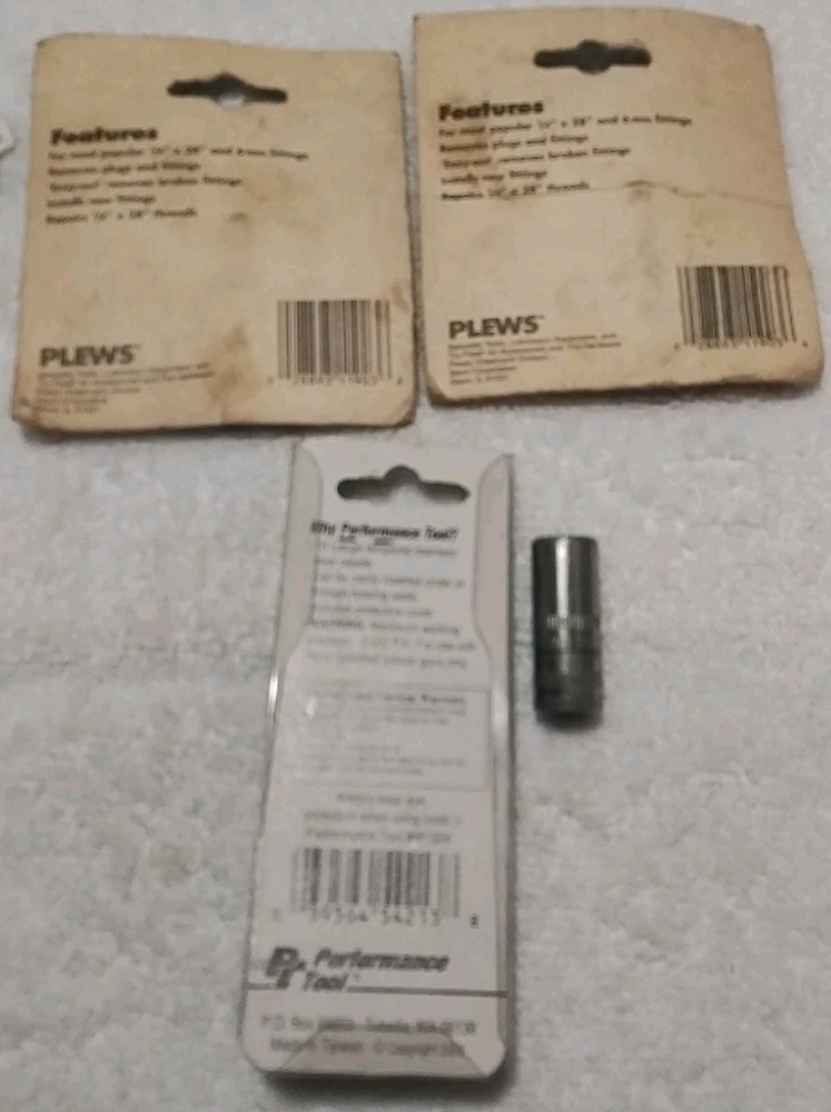 4pc GREASE FITTING TOOLS