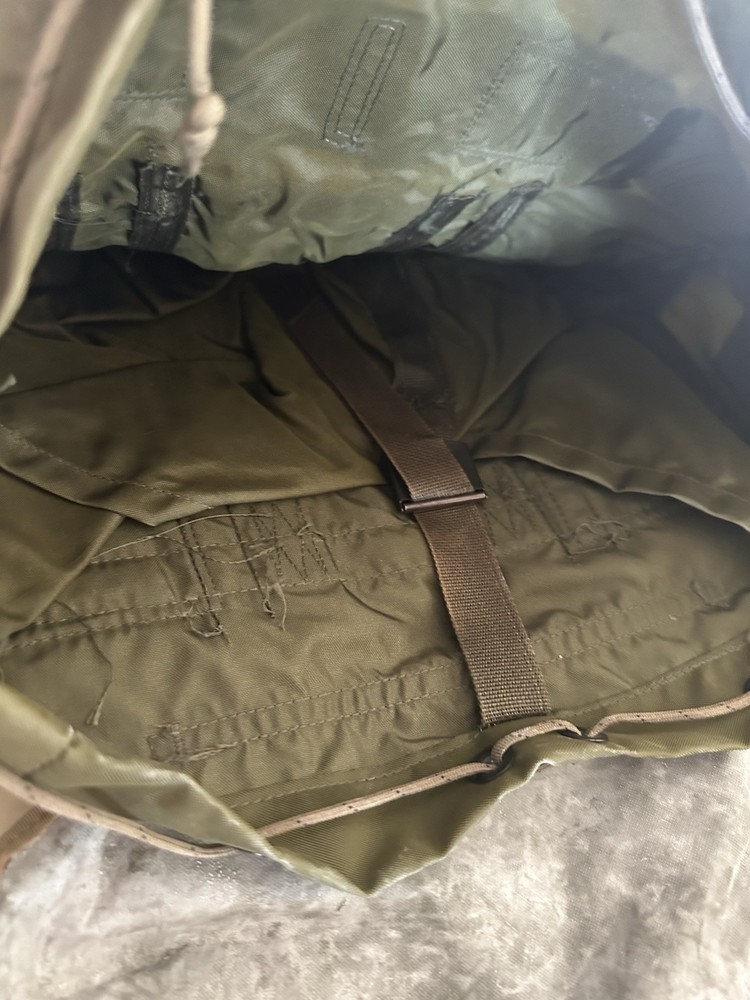 VTG 1977 Combat Field Pack Olive Drab Nylon Backpack Medium No Frame/ Straps