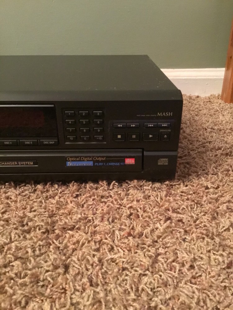 Technics SL-PD6 5 Disc Rotary Changer System No Remote