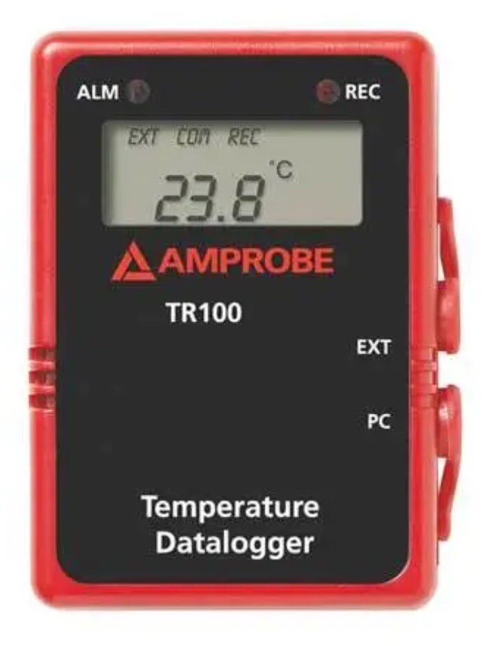 Amprobe Tr100-A Data Logger,Temperature,-40 To 185 F