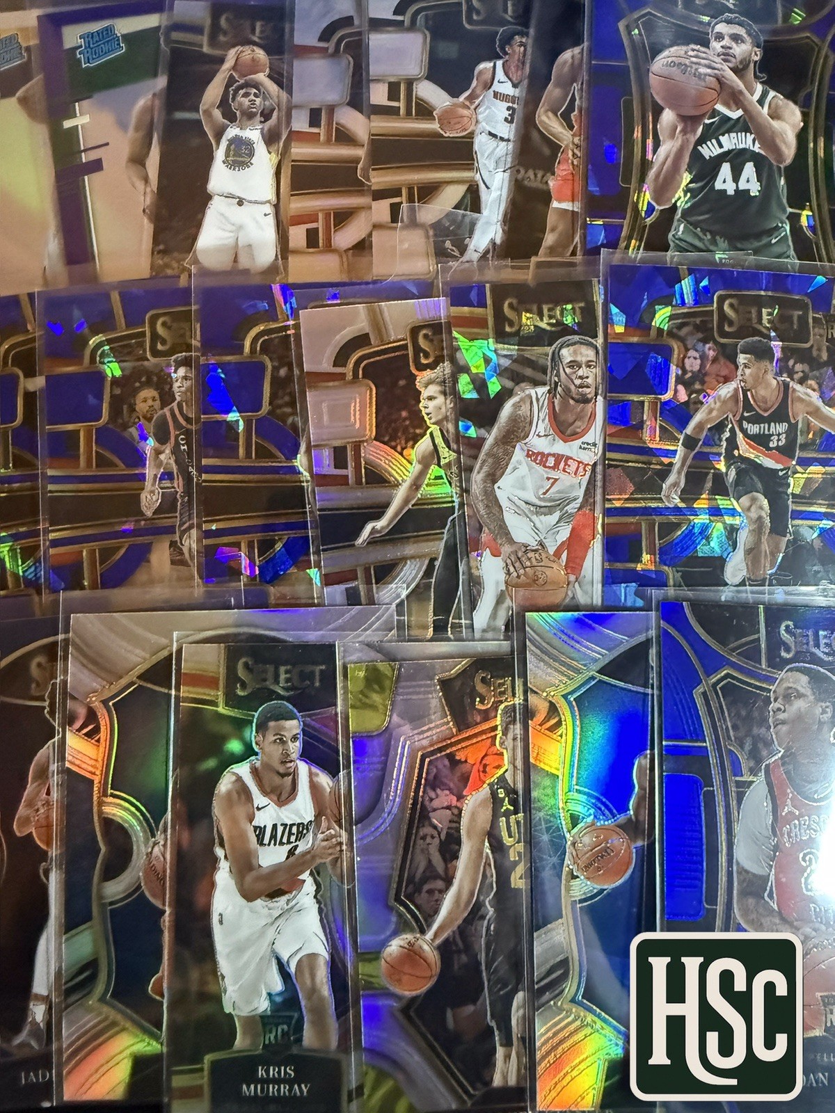Basketball NBA - 40 Card Lot - Rookies, Parallels, Memorabilia, Autos, Numbered