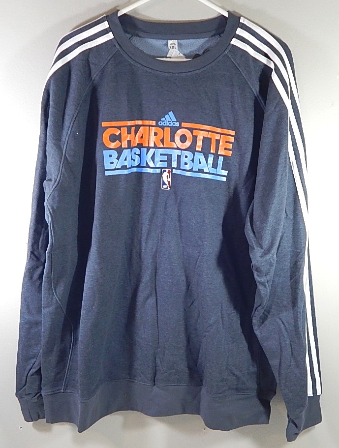 Lot of (10) Charlotte Bobcats Hoodies Warm Up Pants Shirts Jordan Adidas S-4XL