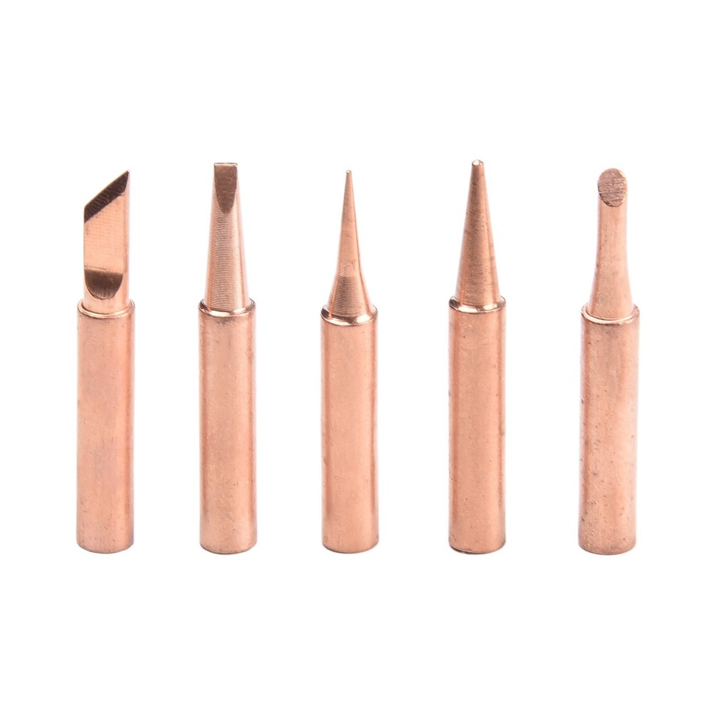 Reliable Copper Soldering Iron Tips 6pcs Tips for Professional Soldering Work