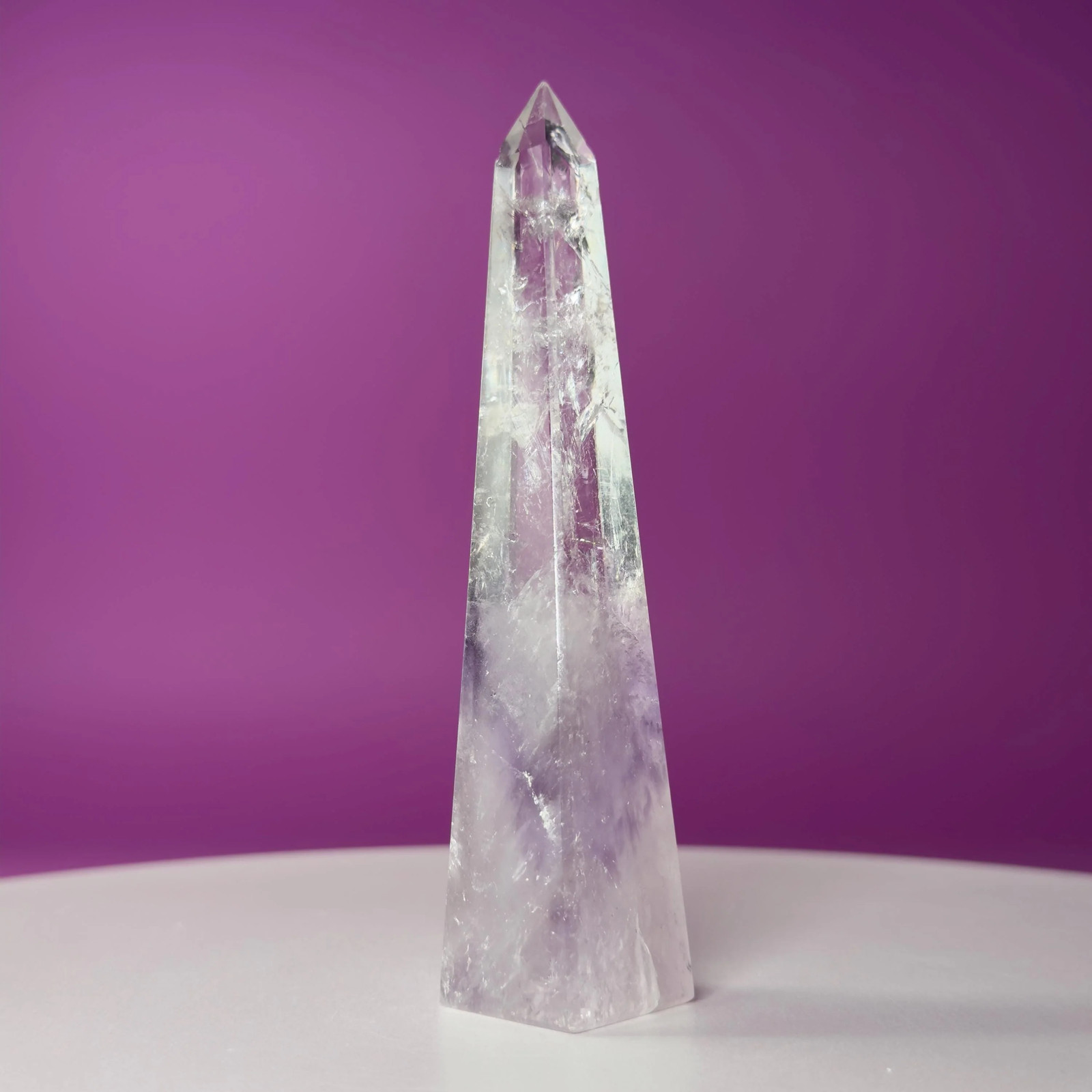 Amethyst Obelisk 118g Natural Crystal Tower Purple Amethyst Point