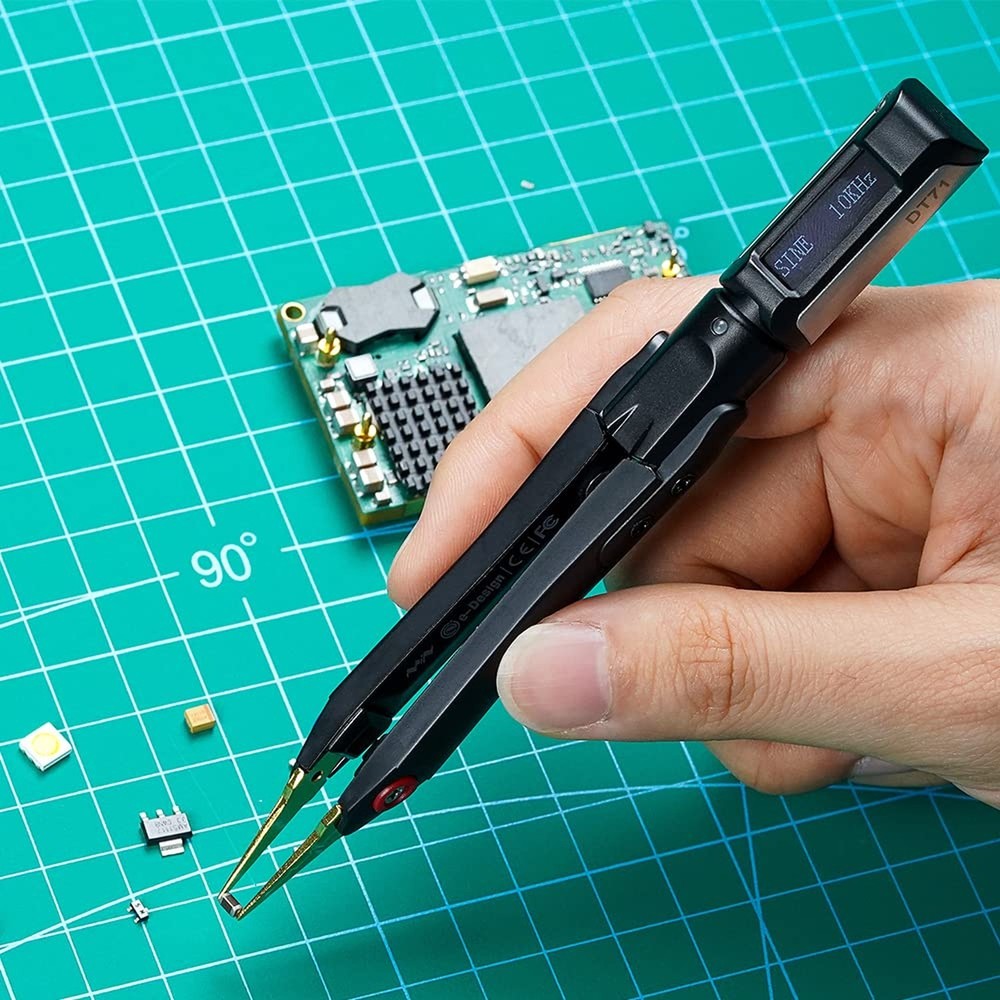 Mini Pocket Sized Digital Tweezer, Multi Tester, Test for Resistor Capacitor ...