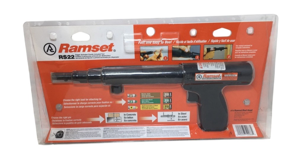 Ramset RS22 Trigger Activated Powder Actuated Tool (new)