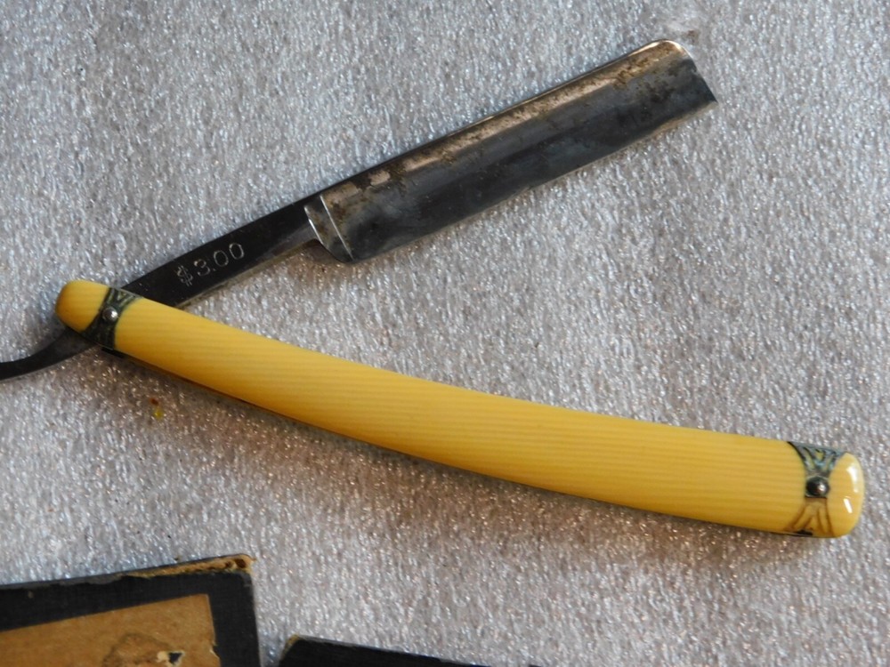 Old Genco De Roma $3.00 Straight Razor