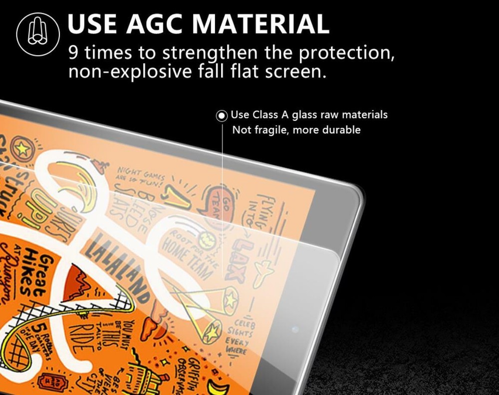 2 Pack Tempered Glass Screen Protector For iPad 10.2 inch 2020 8th Generation