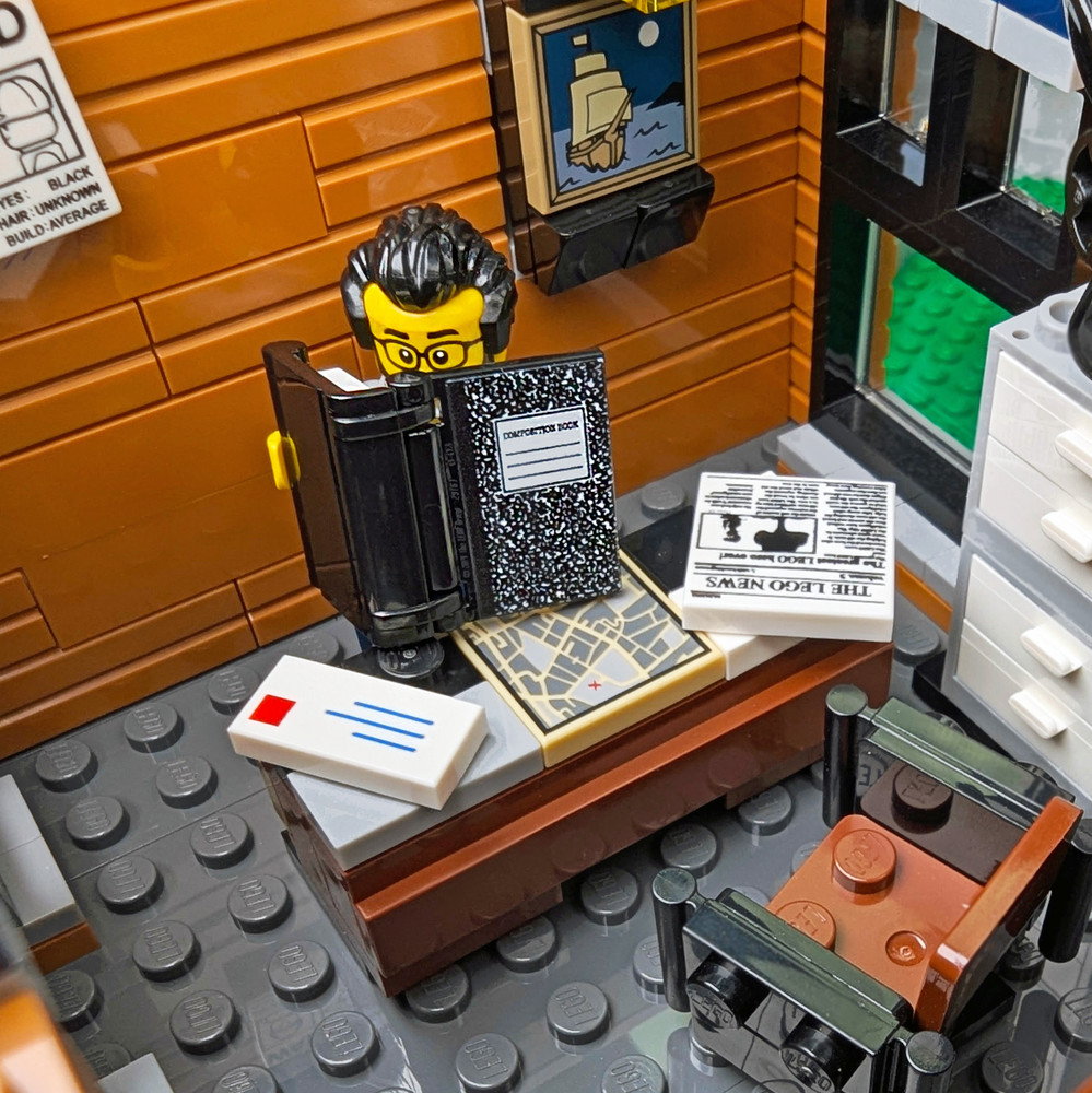 Composition Notebook - Minifig Scale Accessory - Custom Printed - Brick City