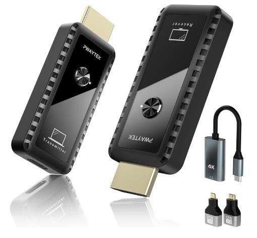 Wireless HDMI Transmitter and Receiver 328ft/100M, Wireless HDMI Extender Kit,