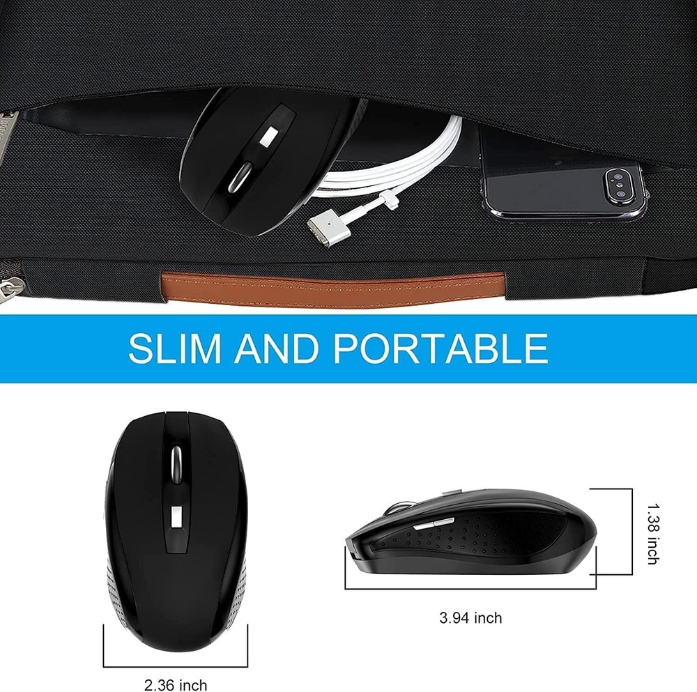 10 Pack 2.4Ghz Wireless Mouse with USB Receiver for Laptop PC Computer Notebook